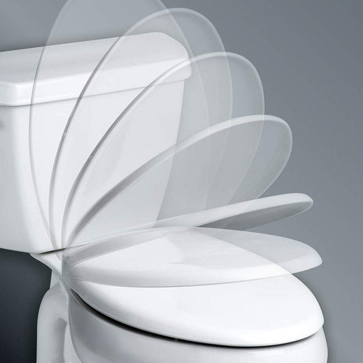 Mayfair Slow Close Elongated White Molded Wood Toilet Seat**New in Box**