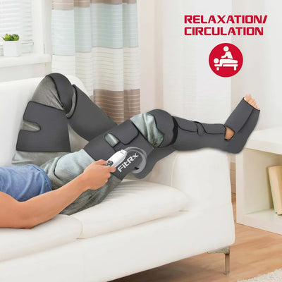 FitRx Recover Max Leg Compression Foot Massager with Multiple Massage, Intensity, and Heat Levels**New in box**