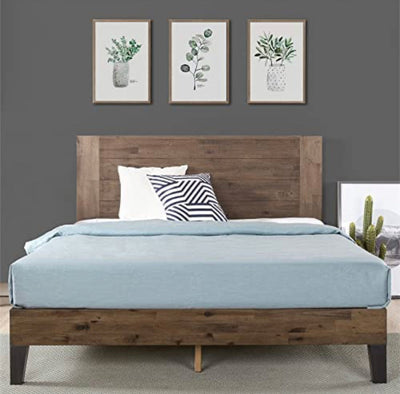 ZINUS Tonja Wood Platform Bed Frame with Headboard, Mattress Foundation with Wood Slat Support, No Box Spring Needed, Easy Assembly, King!! NEW IN BOX!!