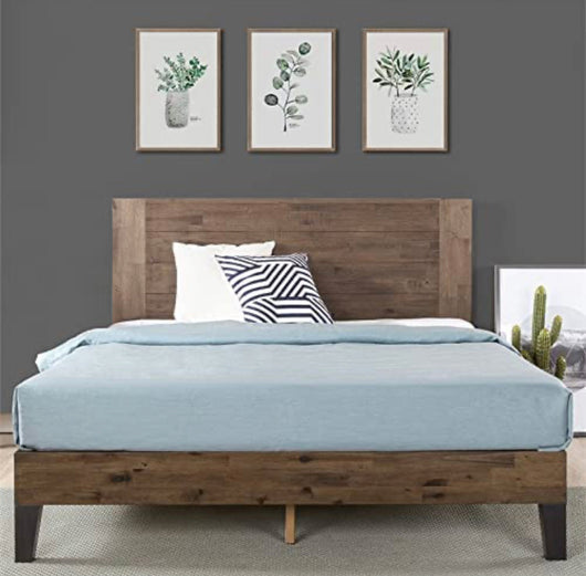 ZINUS Tonja Wood Platform Bed Frame with Headboard, Mattress Foundation with Wood Slat Support, No Box Spring Needed, Easy Assembly, King!! NEW IN BOX!!