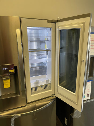LG 24 cu. ft. Smart wi-fi Enabled InstaView™ Door-in-Door® Counter-Depth Refrigerator with Craft Ice™ Maker LRFVC2406S- new / scratch and dent unit