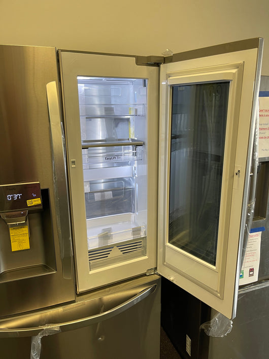 LG 24 cu. ft. Smart wi-fi Enabled InstaView™ Door-in-Door® Counter-Depth Refrigerator with Craft Ice™ Maker LRFVC2406S- new / scratch and dent unit