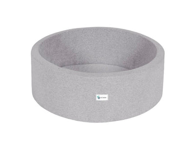 Ball Pit Combo!!!  Little Big Playroom Memory Foam Ball Pit for Toddlers (Classic Light Gray) and  Pastel Colored Ball Pit Balls, 250+! NEW IN BOX/PLASTIC