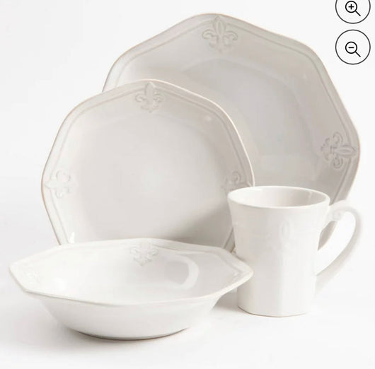 Better Homes & Gardens Country Crest Dinnerware, Set Of 16- NEW IN BOX!!!!