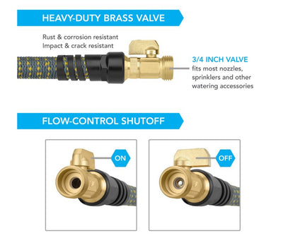 HydroTech Burst Proof Expandable Garden Hose - Water Hose, 5/8 in Dia. x 100 ft.- NEW IN BOX!!!!