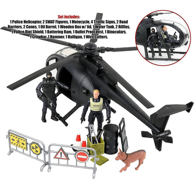 Click N' Play Military SWAT Elite Unit Rescue, 12" Action Figures- NEW IN BOX!!!