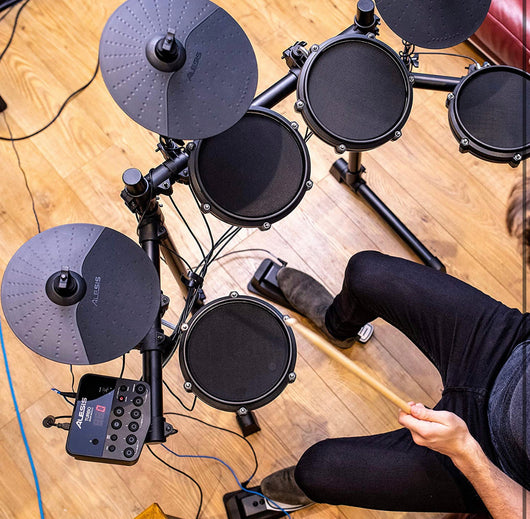 Alesis Drums Turbo Mesh Kit – Electric Drum Set With 100+ Sounds, Mesh Drum Pads, Drum Sticks, Connection Cables and 60 Melodics Lessons!  -Brand new in the box
