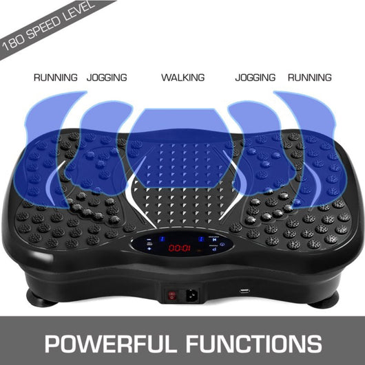 VEVOR Vibration Plate Exercise Machine, Whole Body Exercise Vibration Fitness Platform, 350 Lbs. LCD 3 Levels Massage Remote Bluetooth USB Music, Fitness Vibration Machine- NEW IN BOX!!!