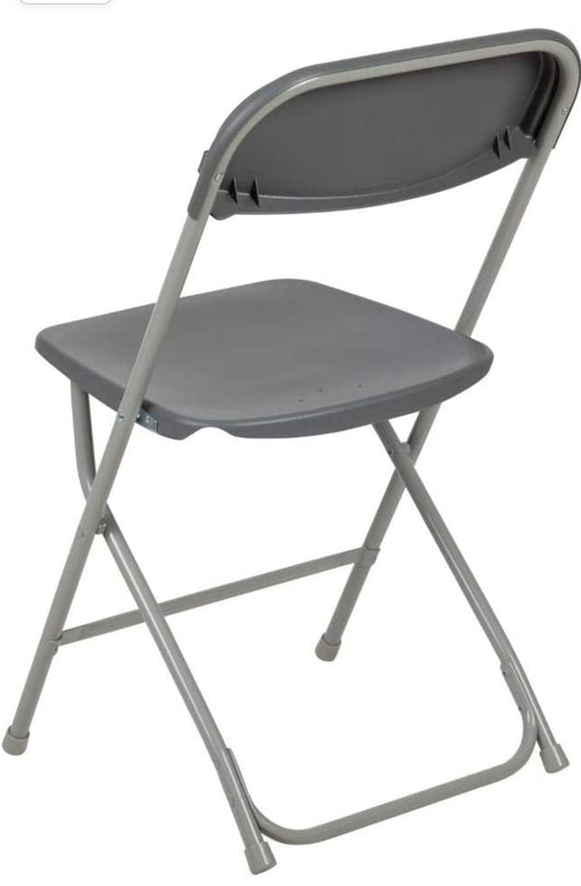 Flash Furniture Hercules Hercules™ Series Plastic Folding Chair - Grey - 9 Pack 250LB Weight Capacity Comfortable Event Chair-Lightweight Folding Chair!  -Brand new in the box (9 Pack)