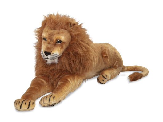 Melissa & Doug Giant Lion - Lifelike Stuffed Animal (over 6 feet long)- NEW IN PLASTIC!!!!