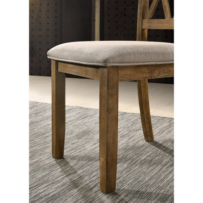 Roundhill Furniture Windvale Dining Chair, Set of 2, Brown**New in Box**
