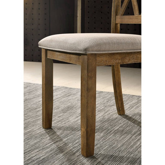 Roundhill Furniture Windvale Dining Chair, Set of 2, Brown**New in Box**