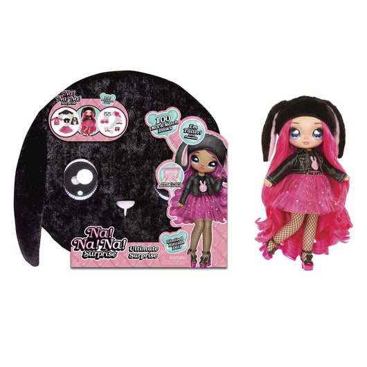 Na! Na! Na! Surprise Ultimate Black Bunny and 11" Fashion Doll Surprise Doll with Clothes & Accessories 100+ Mix & Match Looks for Kids Girls**New**