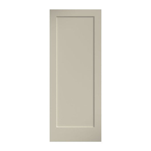 EightDoors 80" x 24"x 1-3/4" 1-Panel Shaker White Primed Solid Wood Core Door**New in Box**