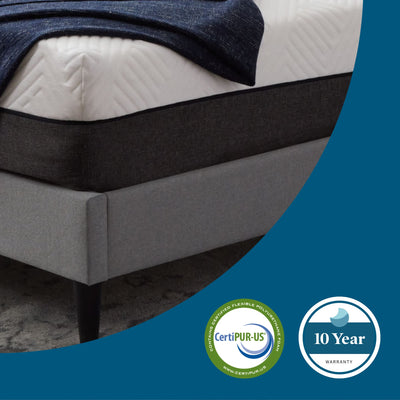Lucid 12 Inch Hybrid Mattress – Bamboo Charcoal and Aloe Vera Infused- Memory Foam Mattress- Moisture Wicking – Odor Reducing- King Size**New in box**