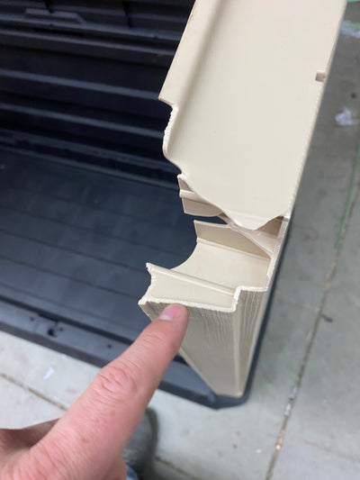 !!!HANDYMAN SPECIAL!!! Keter Store-It-Out MIDI 30 cu ft All Weather Resin Storage Shed, Beige!! MISSING DOORS AND HINGES BUT STILL CAN BE USED TO COVER TRASH CANS!!