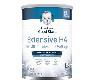 Gerber Good Start Extensive HA Hypoallergenic Powder Infant Formula with Iron, 14.1 oz Canister- NEW!!!