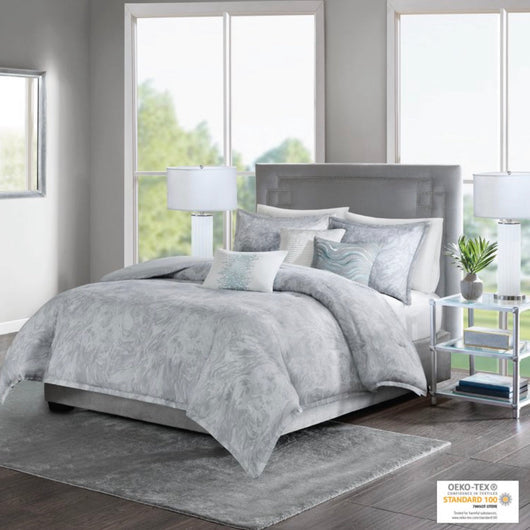 Home Essence Karlene 6 Piece Cotton Sateen Duvet Cover Set- NEW IN BAG!!!