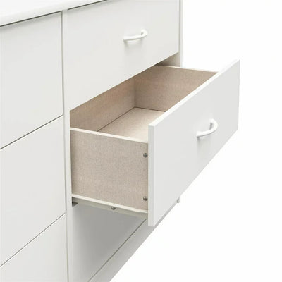 Mainstays Classic 6 Drawer Dresser, White! (New In The Box)