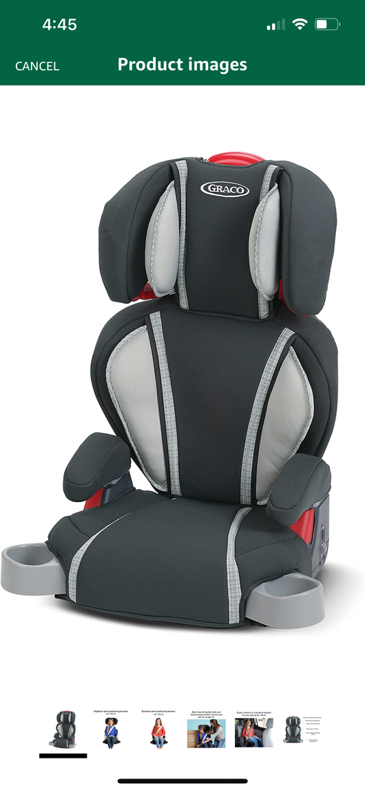 Graco TurboBooster Highback Booster Seat, Glacier- NEW IN BOX!!!