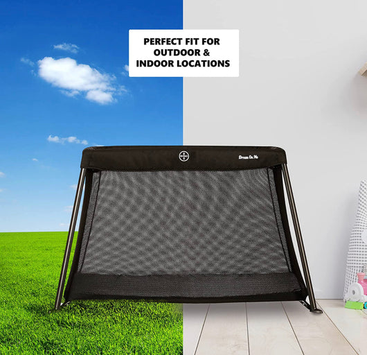 Dream On Me Travel Light Playard, Black- NEW IN CARRY BAG!