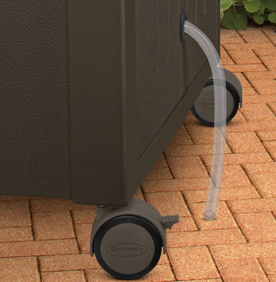 Suncast Wicker Outdoor Patio Cooler Cart- NEW AND ASSEMBLED!!!!