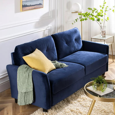 Ember Interiors Ricardo Sofa, Navy Velvet**New in box**