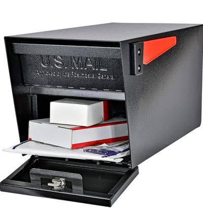 Mail Boss 7506 Mail Manager Curbside Locking Security Mailbox, Black,Large- NEW IN BOX
