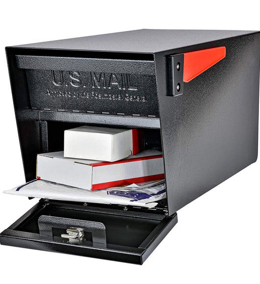 Mail Boss 7506 Mail Manager Curbside Locking Security Mailbox, Black,Large- NEW IN BOX