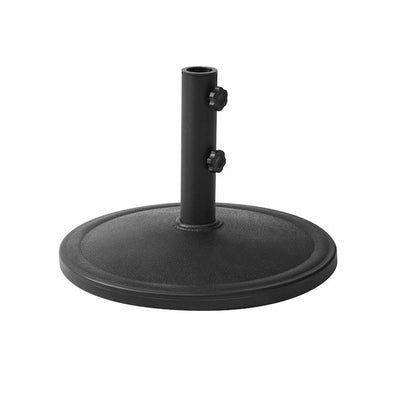 Mainstays 30 lbs Black Round Matte Concrete Patio Umbrella Base**New In Box**