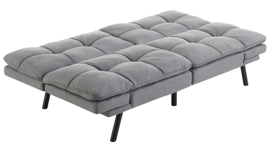 Mainstays Memory Foam Futon, Gray Faux Suede!! NEW IN BOX!!