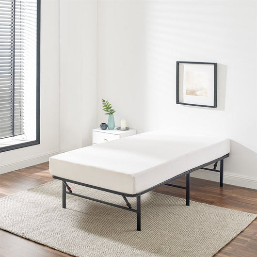 Mainstays 14" High Profile Foldable Steel Twin Platform Bed Frame, Black!  -Brand new in the box