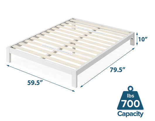Zinus Arnav 10” White Metal Platform Bed Frame, Queen!! NEW IN BOX!!