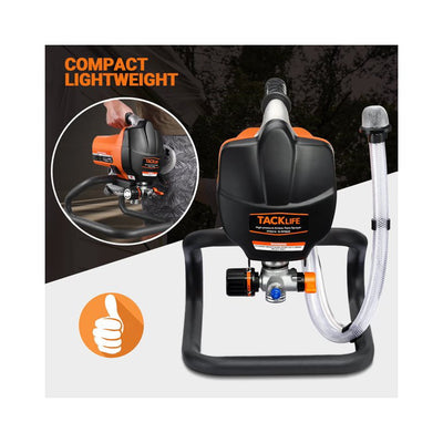 Tacklife 500W Airless Paint Sprayer with 25 feet High-Pressure Paint Hose and Changeable Filter- brand new