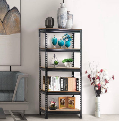 Yaheetech Adjustable 5-Shelf Shelving Unit Storage Rack, 59"Height x 28"Width x 12" Depth- NEW IN BOX!!!