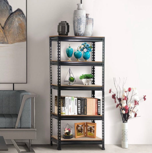 Yaheetech Adjustable 5-Shelf Shelving Unit Storage Rack, 59"Height x 28"Width x 12" Depth- NEW IN BOX!!!
