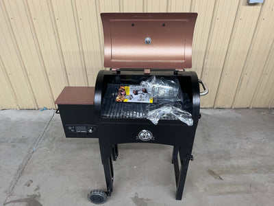 Pit Boss 340 Sq. In. Portable Tailgate, Camp Pellet Grill with Folding Legs