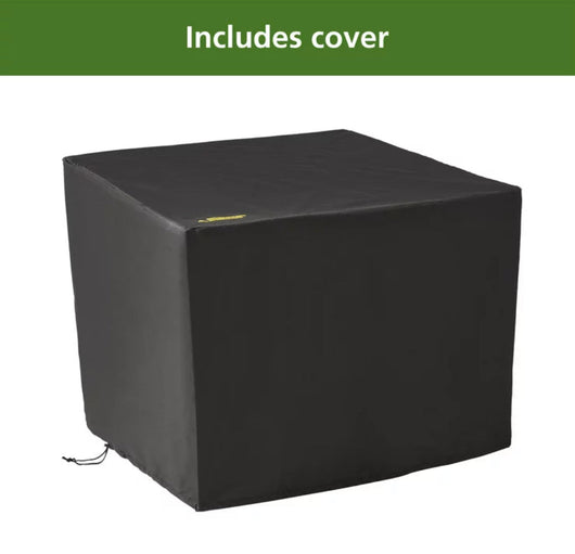 Mainstays 30" Square Ceramic Tiletop Outdoor Gas Fire Pit Table- NEW IN BOX!!!