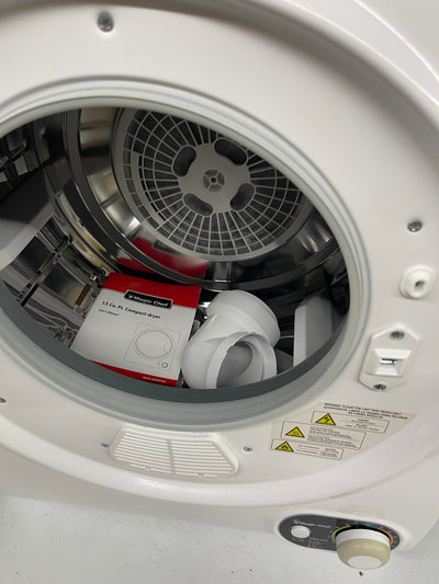 Magic Chef 1.5 cu. ft. Compact Electric Dryer, White- slightly used - works great !