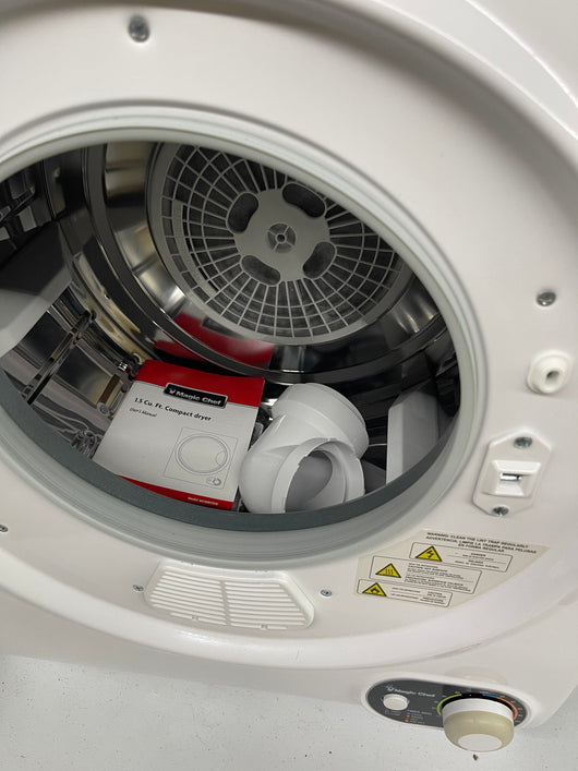 Magic Chef 1.5 cu. ft. Compact Electric Dryer, White- slightly used - works great !