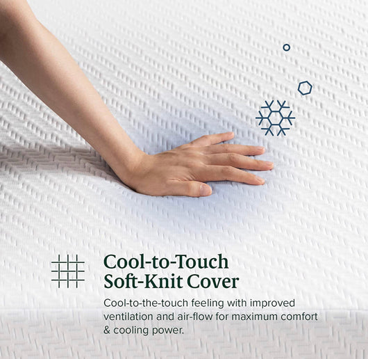 ZINUS 10 Inch Ultra Cooling Gel Memory Foam Mattress / Cool-to-Touch Soft Knit Cover / Pressure Relieving / CertiPUR-US Certified / Bed-in-a-Box / All-New / Made in USA, Full- NEW IN BOX!!!