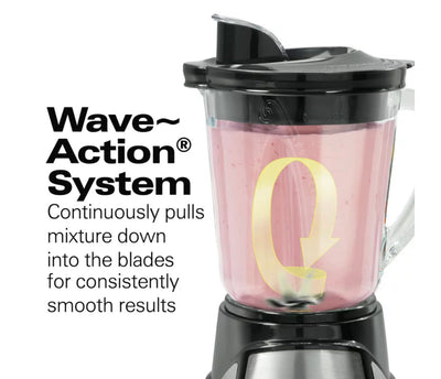 Hamilton Beach 12 Function Blender and Chopper with Mess-Free 40oz Glass Jar, 700W, Black and Stainless- NEW IN BOX!!!
