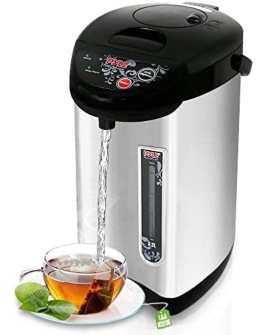 NutriChef Hot Water Urn Pot Insulated, Stainless Steel, Auto & Manual Dispense,3.38 QT /3.2L - NEW IN BOX!!!