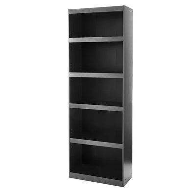 Mainstays Framed 5-Shelf Bookcase, True Black Oak**New in box**