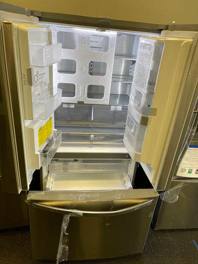 LG 24 cu. ft. Smart wi-fi Enabled InstaView™ Door-in-Door® Counter-Depth Refrigerator with Craft Ice™ Maker LRFVC2406S- new / scratch and dent unit