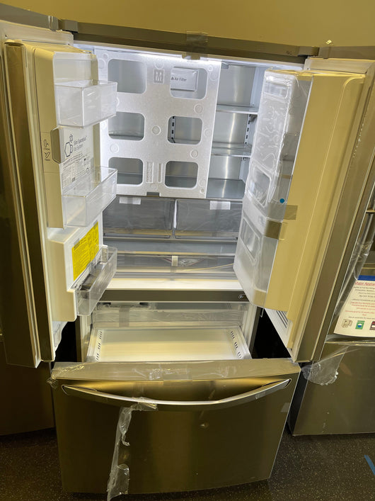 LG 24 cu. ft. Smart wi-fi Enabled InstaView™ Door-in-Door® Counter-Depth Refrigerator with Craft Ice™ Maker LRFVC2406S- new / scratch and dent unit
