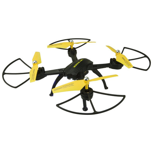 Sky Rider X-11 Stratosphere Quadcopter Drone with Wi-Fi Camera, DRW311B, Black**New in Box**