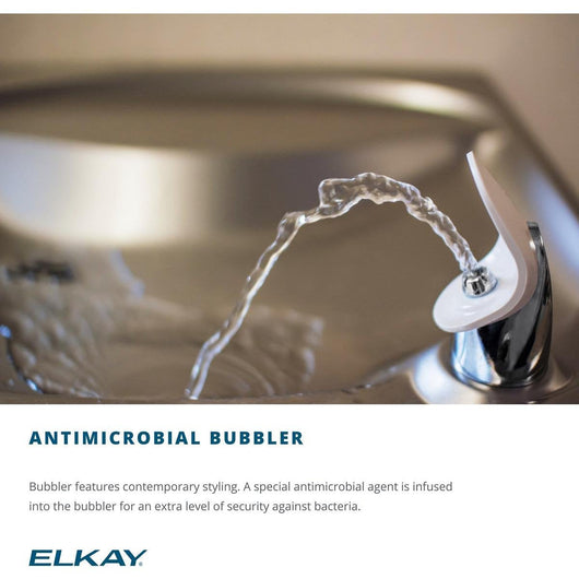 Elkay EZS8L Non-Filtered ADA, 8 GPH, Light Gray Granite Cooler Wall Mount, Push Bar-Activated**New in box**