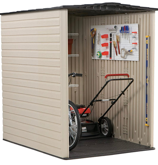 Rubbermaid - Large weatherproof resin shed for outdoor and gardens Model Roughneck!  -Brand new in the box (5’x6’)