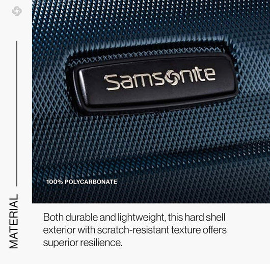 Samsonite Omni PC Hardside Expandable Luggage with Spinner Wheels, 3-Piece Set (20/24/28), Navy- NEW OUT OF BOX!!!